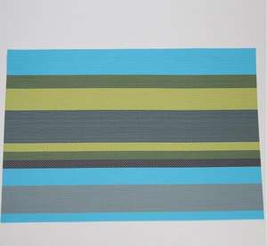 Napperon en similicuir PVC écologique en gros Tapis de vidange résistant à l'huile avec rayures classiques pour décorations de cuisine et de mariage - Product Image 3