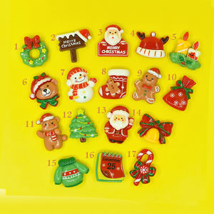 Nuevo Cabujón Plano de Resina con Diseño de Dibujos Animados Navideños para Adornos de Slime, Accesorios para Hacer Joyas y Decoración de Horquillas - Product Image 2