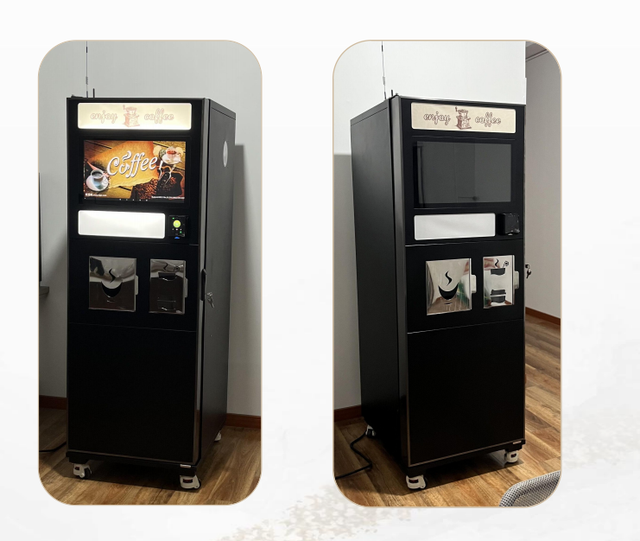 Fully Automatic Coffee Vending Machine Hot and Cool Drinks Touch Screen Vending Machine