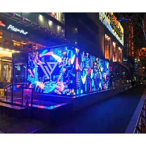 Lecede China Factory 5-8 years Warranty Indoor and Semi-outdoor Usage High Quality and Definition Led Screen Transparent Display