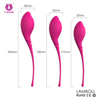 Vibrateur en silicone souple S-HANDE, jouet sexuel, exercices de Kegel, resserrement du vagin, massage, boules de Kegel Ben Wa