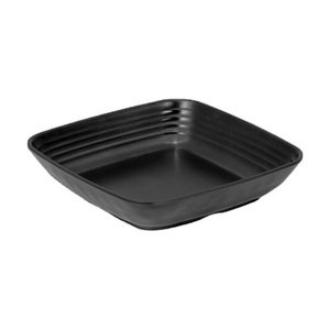 Plato rectangular de melamina negro estilo japonés, imitación porcelana, para brochetas de barbacoa, restaurante, barbacoa, hot pot. - Product Image 2