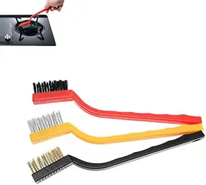 Stainless Steel Nylon Wire Brush for Cleaning Rust Paint Cleaner Rust Removal Gas Stove Cleaning Brush Wire Brush