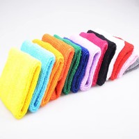 Dompet Gelang Kain Terry OEM Elastis dengan Resleting, Penyerap Keringat, Logo Bordir Kustom, Penyerap Keringat Olahraga/Gym dengan Kantong Resleting