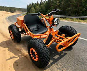 Go-Kart Eléctrico para Niños con Tracción por Eje, Vehículo Todoterreno de Cuatro Ruedas para Adultos, Auto para Uso en Carreteras No Públicas - Product Image 6