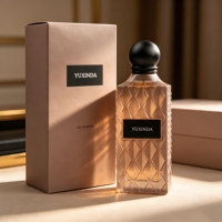 Flacon de parfum en verre carré de luxe personnalisé de 100 ml, boîte personnalisée avec bouchon, emballage pour diffuseur de parfum