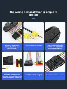 Автомобильный разъем (штекер и гнездо) DJ7061-<span class=keywords><strong>1</strong></span>.5-11/21AMP, водонепроницаемый, 282108/282090-<span class=keywords><strong>1</strong></span> - Product Image 5