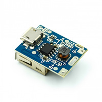 Módulo de Carga de Batería de Litio de 5V 1A, Placa de Circuito de Carga para Power Bank de 3V a 3.7V, Placa Base de Alimentación Móvil