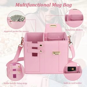 Bolsa Portabotellas de Agua, Bolso Bandolera con Portabotellas, Correa de Hombro Ajustable para Portabotellas Stanley - Product Image 3