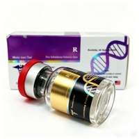 Etiqueta Adhesiva Personalizada para Botellas Holográficas Brillantes de 3 ml y 10 ml, Etiqueta Impermeable para Frascos Médicos y de Laboratorio Farmacéutico