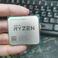 Processeur de bureau AMD R5 2600 3.4 GHz 65w d'occasion, démonté, socket AM4