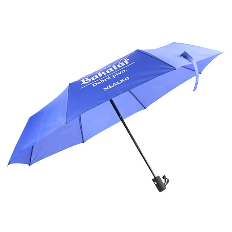 Çevre dostu reklam hediye promosyon siyah taşınabilir şemsiye otomatik açık yakın 2 kat şemsiye özel kapsül şemsiye