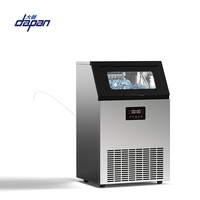 Nouvelle machine à glaçons commerciale à refroidissement direct par eau, petite, 50 kg par jour, machine à glaçons en cubes