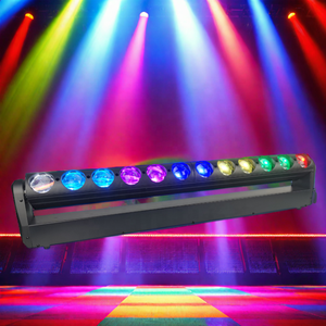 Hot bán sản phẩm RGBW 4in1 12x40 wát <span class=keywords><strong>LED</strong></span> chùm di chuyển đầu thanh ánh sáng cho Câu lạc bộ và thanh giai đoạn - Product Image 6