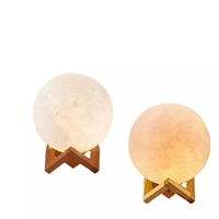 Lámpara de Luna para decoración del hogar, Luz De Luna con impresión 3d, Multicolor, respetuoso con el medio ambiente