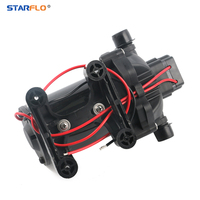 STARFLO Pompe de surpression à micro-diaphragme 12 volts pour lavage de voiture, mini pulvérisateur de grande taille, 3,0 GPM, 11,6 LPM, 45 PSI, 3,1 bar, avec interrupteur de pression