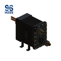 Échangeur de chaleur à plaques en titane anti-corrosion personnalisé HZSS, évaporateur d'eau de mer haute efficacité, refroidisseur pour pompes à chaleur