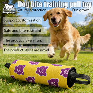 Mainan Tarik Latihan Gigit Anjing yang Tahan Lama - Mainan Tarik Interaktif dengan Pegangan Ganda untuk Anjing Kecil/Sedang/Besar, Pola yang Dapat Disesuaikan - Product Image 6