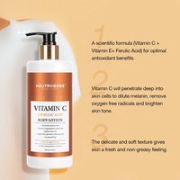Lotion corporelle éclaircissante pour peau sèche, à la vitamine C, beauté naturelle pour femmes, best-seller