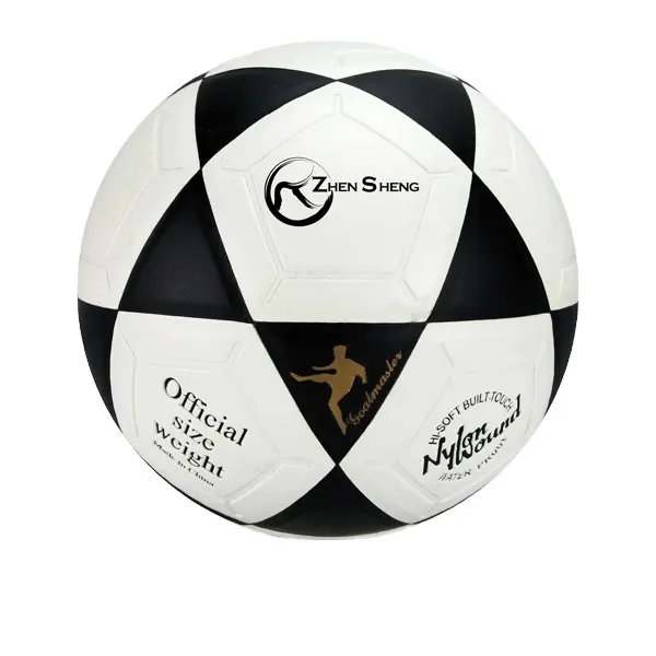 Zhensheng al por mayor marca logotipo personalizado balón de fútbol profesional para entrenamiento