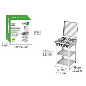 Raf fornello a Gas in acciaio inox nero a 4 fuochi per uso domestico fornello portatile RV per esterno preciso controllo della fiamma a <span class=keywords><strong>basso</strong></span> <span class=keywords><strong>consumo</strong></span> <span class=keywords><strong>energetico</strong></span> - Product Image 6