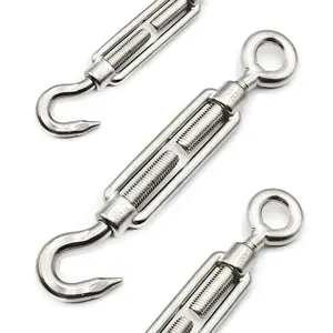 DIN1480 Factory Price Rigging Hardware Eye And Hook Turnbuckle Stainless Steel Turnbuckle