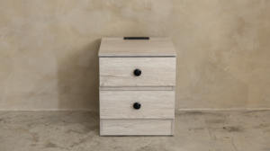 Mesita de noche de dormitorio de tablero de partículas moderno de Venta caliente con cajones Venta directa de fábrica - Product Image 6