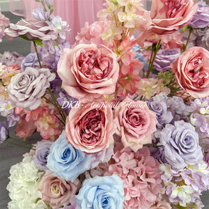 Decoración de centro comercial, hortensias de seda, fondo para fotos de boda, pared de flores artificiales, arreglo floral para fiestas, hilera de flores - Product Image 3