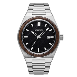 Reloj de Cuarzo con Caja de Acero Inoxidable 316 Resistente al Agua 5ATM, con Manecillas Luminosas para una Medición del Tiempo Precisa - Product Image 2