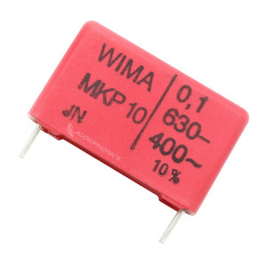 Condensador Wima Mkp10 0.1uf 630v 400v 10% Condensador de película para aplicaciones de audio - Product Image 1
