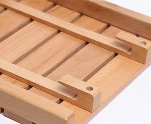 HOYE CRAFTS-taburete plegable de madera de alta calidad, para acampar al aire libre, portátil - Product Image 3