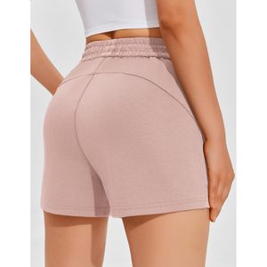 FOXA Women's Sweat Shorts Elastic Waist Comfy <b>Lounge</b> Shorts With Pockets Summer Casual Athletic Wear - Product Image 2