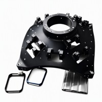 Plaque de base en aluminium usinée CNC de précision Aodapu, support de montage anodisé avec tolérance de +0,005 mm, compatible OEM/ODM, vente en gros