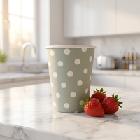 Vaso de Papel de 7.5oz para Máquinas Expendedoras, Vaso de 70mm de Diámetro Superior para Café y Té Calientes