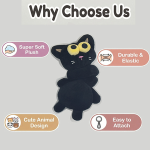 Peluche personalizzato a collo lungo, accessorio creativo 2 in 1 da appendere per decorazione auto <span class=keywords><strong>e</strong></span> ciondolo per borsa - Product Image 3