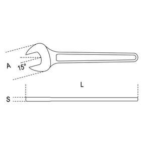 BETA - 000520041 Single open <b>end</b> wrenches (multi-pack) - EAN 8014230021485 WRENCHES OPEN <b>END</b> WRENCHES - Product Image 2