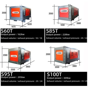 Compresseur d'air de vis de ZHIGAO <span class=keywords><strong>S85D</strong></span> pour la plate-forme de forage de puits d'eau profonde Moteur diesel industriel stationnaire de ZEGA S85T 24m3/min 22bar - Product Image 3