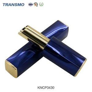 Tubo de Lápiz Labial Redondo con Aplicador, Tubo Dorado para Bálsamo Labial, Envase Vacío para Bálsamo Labial, Marca Privada - Product Image 4