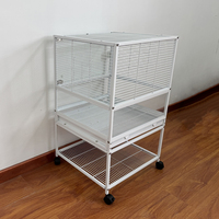 Nouvelle Cage à Oiseaux Extérieure Grande Taille 2026, Style Tendance, Qualité Supérieure, Cadre en Fil d'Acier Robuste et Durable, Idéale pour les Perruches