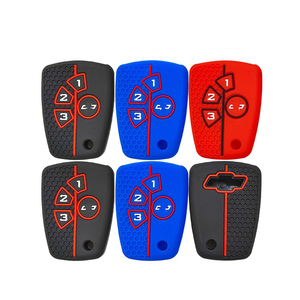 <span class=keywords><strong>Silicon</strong></span> Lót Áo Khoác Thông Minh <span class=keywords><strong>Key</strong></span> Chủ 3 Nút Điều Khiển Từ Xa Chìa Khóa Xe Bìa Trường Hợp Đối Với Chevrolet Spark Optra Captiva Aveo - Product Image 3