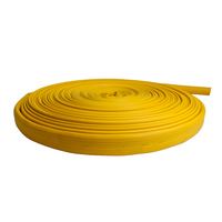 Tuyau d'incendie NBR jaune à double revêtement 20 bars 40 mm (1,5 po) 60 m flexible haute pression pour équipement de lutte contre l'incendie
