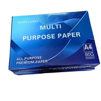 Impresora multiusos de doble copia, papel de tamaño A4, 80 Gsm, carta legal personalizada/papel de oficina, papel A4 bond blanco