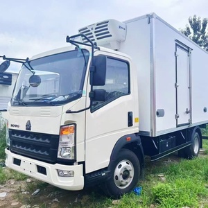 Camions frigorifiques d'<span class=keywords><strong>occasion</strong></span> Sinotruk Howo 4x2 5-10 tonnes pour le transport de denrées alimentaires congelées, fourgons frigorifiques, camions réfrigérés à vendre - Product Image 6