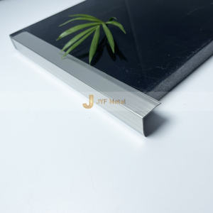 Fournisseur de profilés décoratifs en acier inoxydable EX408, prix d'usine, profilés décoratifs pour murs de carreaux d'hôtel, utilisation en ingénierie - Product Image 3