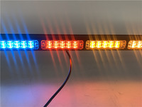 Golddeer 48 pulgadas de alta potencia 3 vatios Leds coche estroboscópico luz intermitente/LED asesor de tráfico barra de luz direccional SL255