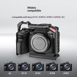 Pour NEEWER pour Appareil Photo A7M4/A7R4/<span class=keywords><strong>A7R5</strong></span>/A7S3/<span class=keywords><strong>A1</strong></span> : Cage de Protection Complète en Métal avec Cadre d'Extension et Accessoires Rapides pour Appareils Hybrides - Product Image 3