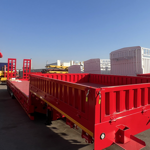 Semirremolque de plataforma baja de 5 ejes equipado con rampa de descarga <span class=keywords><strong>para</strong></span> transporte de equipos mineros CIF <span class=keywords><strong>Durban</strong></span> Zambia - Product Image 3