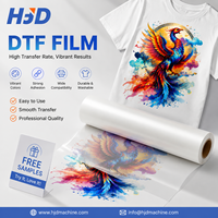 Pabrik HJD Menyediakan Film Transfer DTF Premium Otomatis Penuh Roll Film PET Kompatibel dengan Printer DTF Epson untuk Pencetakan Kaos 1 Tahun