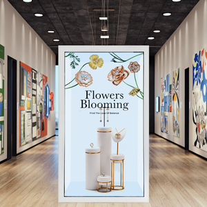 Trong Nhà Kỹ thuật số ba chiều <span class=keywords><strong>3D</strong></span> trong suốt LCD hiển thị cảm ứng tủ cho quảng cáo cho trung tâm mua sắm bán lẻ tàu điện ngầm ngoài trời TV - Product Image 3