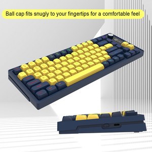 Tùy Chỉnh Nhỏ Gọn Xách Tay 56-Key Mini Tri-Chế Độ Có Thể Sạc Lại Hiển Thị Kỹ Thuật Số 2.4G Bt Bàn Phím Có Dây Với RGB Ánh Sáng Núm - Product Image 6